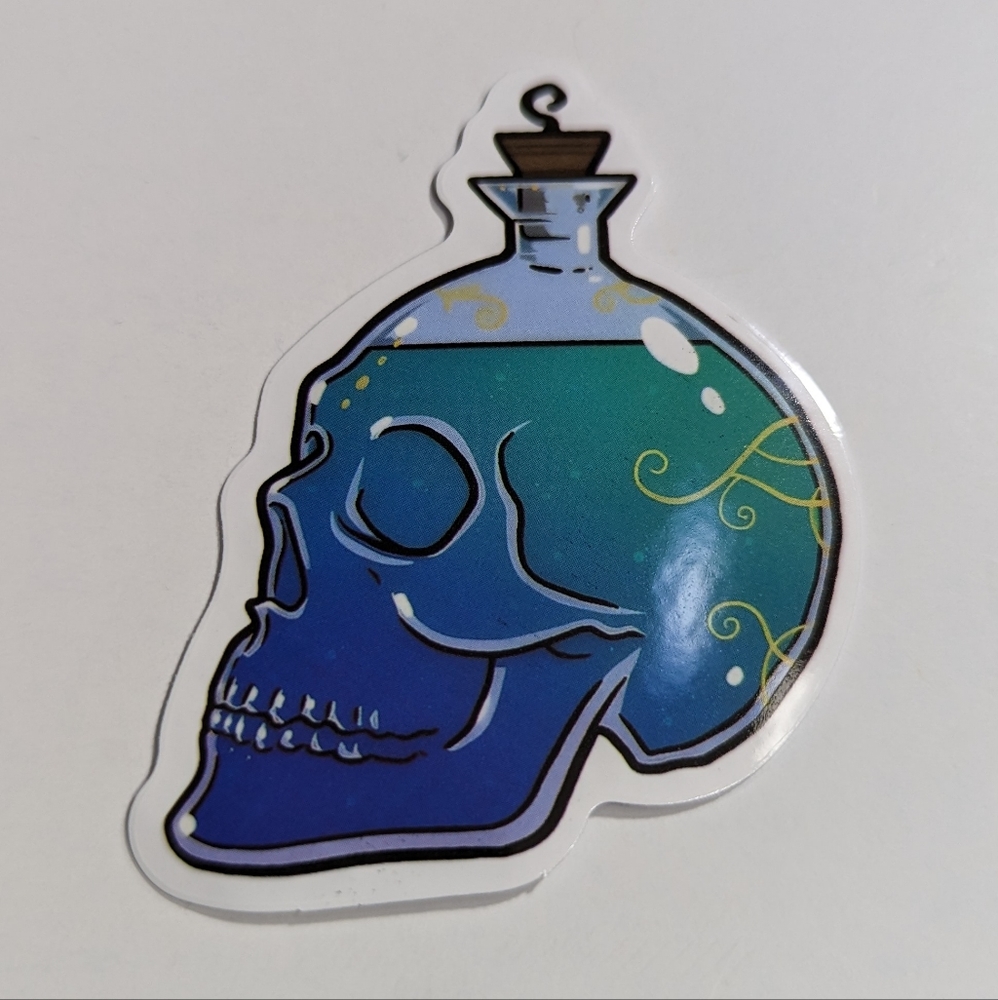 Skull potion Sticker